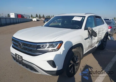 2022 Volkswagen Atlas Cross Sport 2.0T Se из США, поврежденный, VIN 1V2DC2CAXNC209551